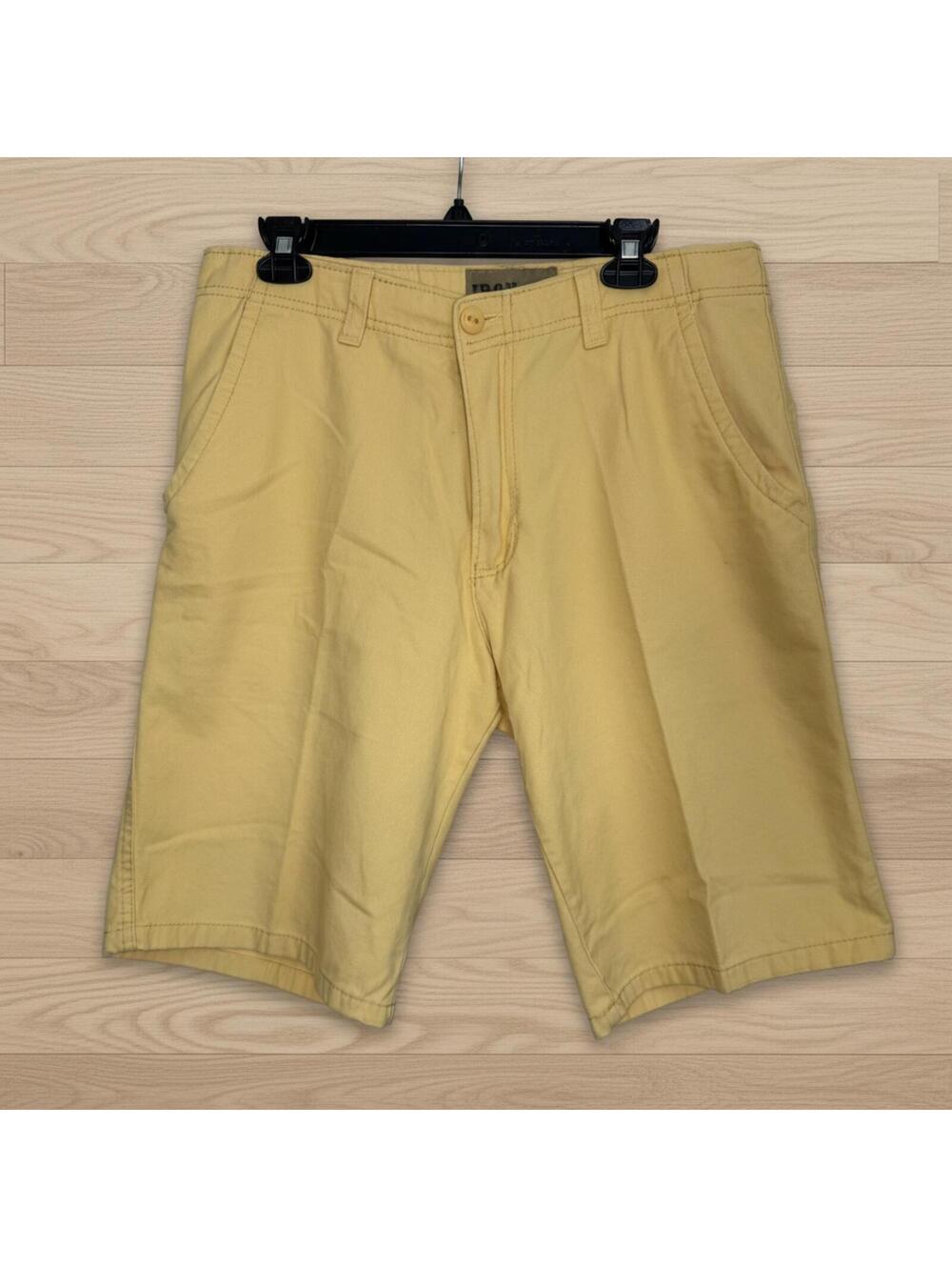 IRON CO. Men's 32 Yellow Chino Shorts Great Color!  * Read Description*